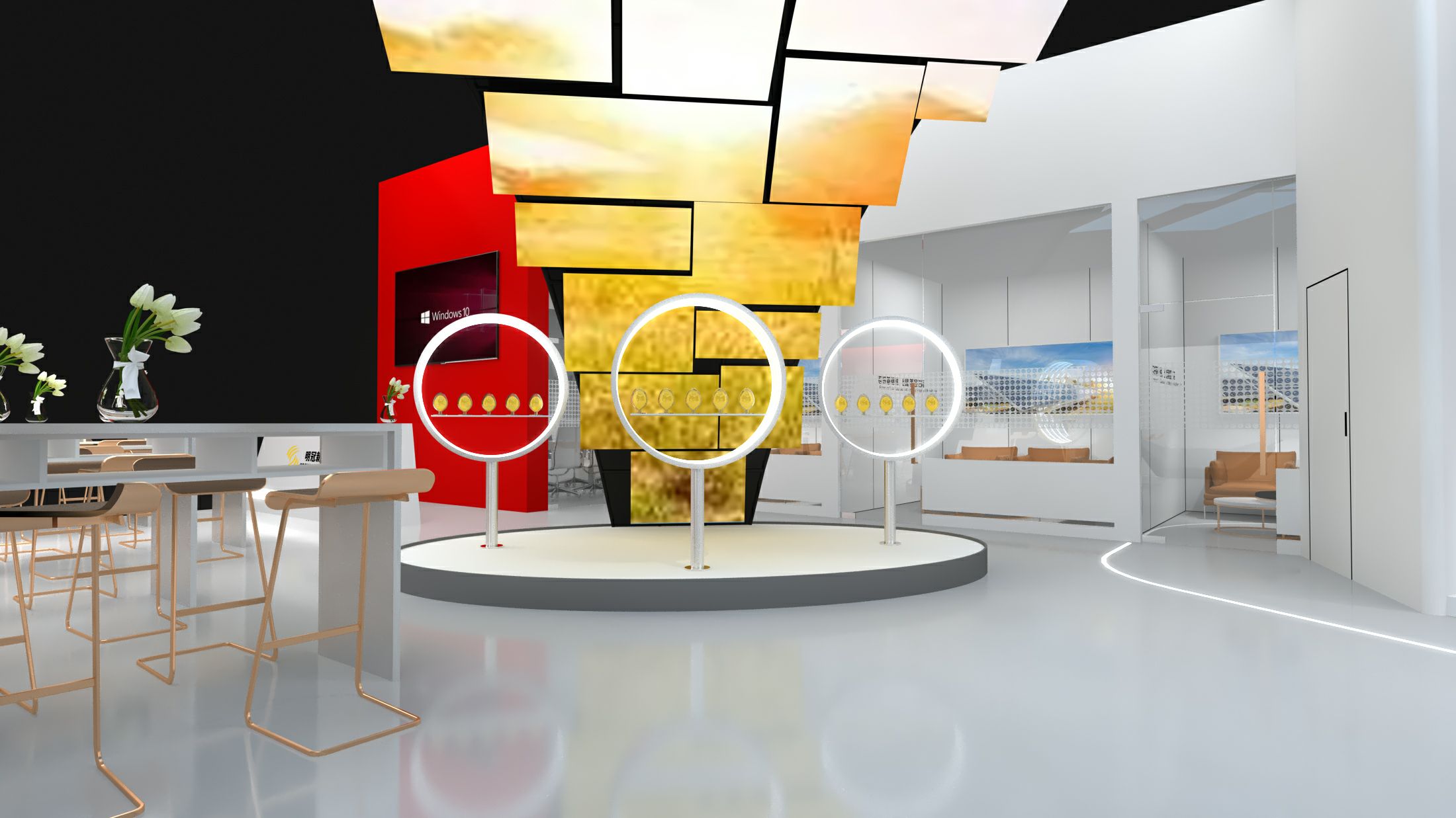 明冠新材展位設(shè)計(jì)搭建突顯科技，在2022光伏展上呈現(xiàn)更多研發(fā)成果